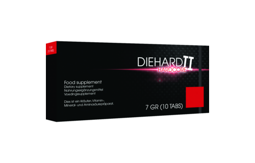 Diehard II Hardcore - Stimulerende Capsules - 10 Stuks