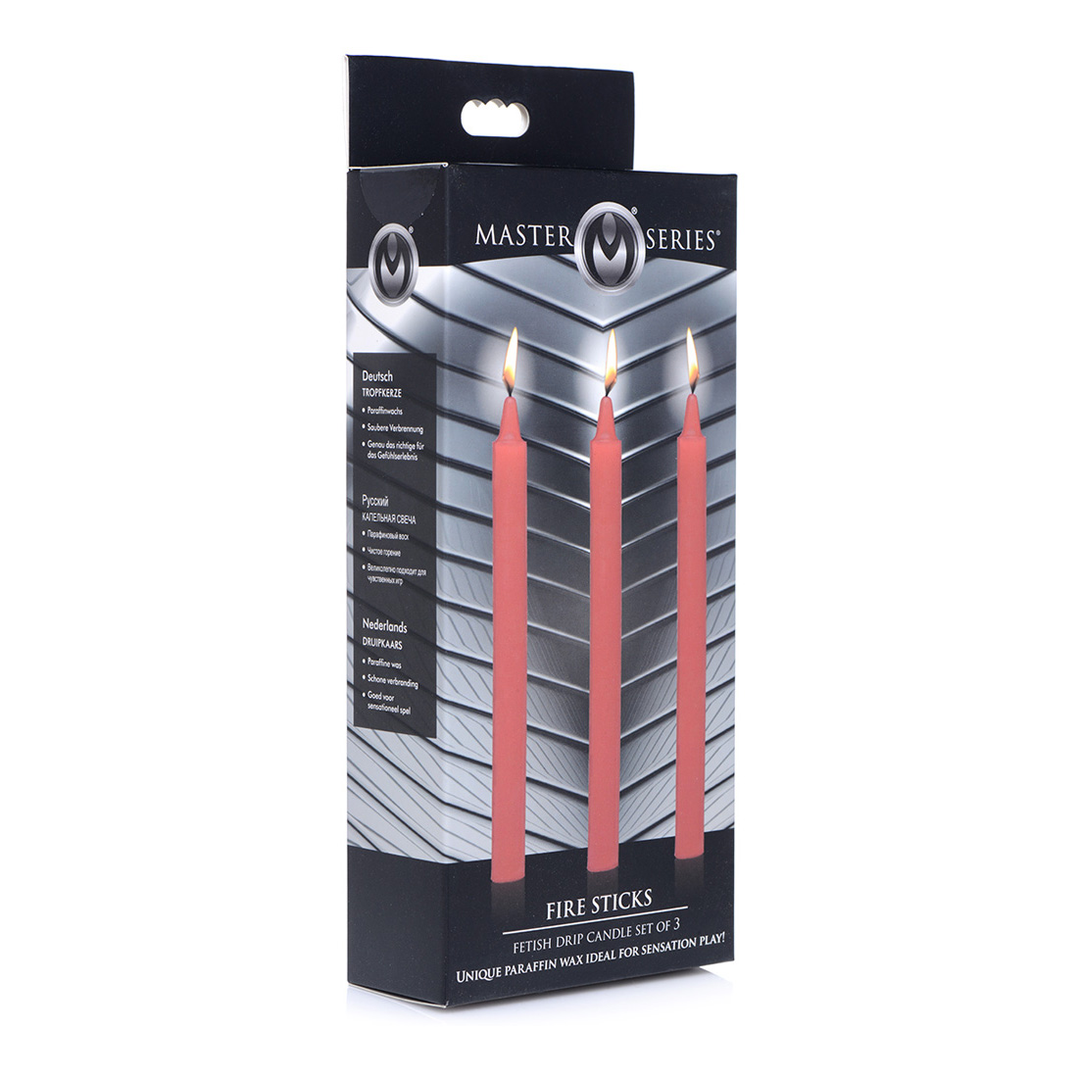 Fire Sticks | Fetish Dripping Candles 3 Pieces - Sexy & Safe