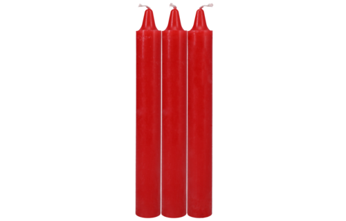 Japanese Drip Candles Red - Sensual & Unique 3-pack