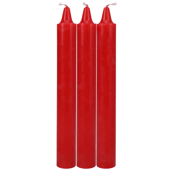 Japanese Drip Candles Red - Sensual & Unique 3-pack