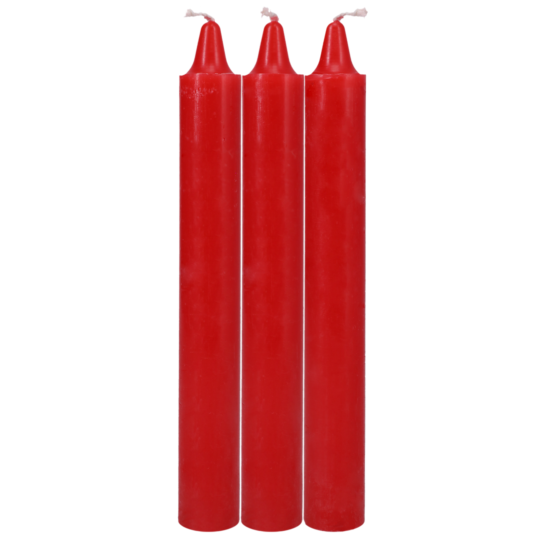 Japanese Drip Candles Red - Sensual & Unique 3-pack