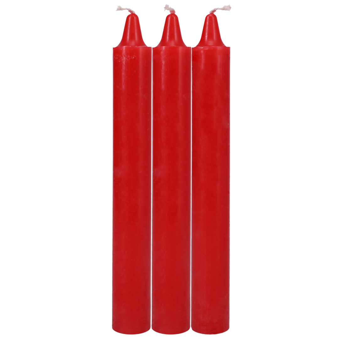 Japanse Drip Kaarsen Rood - Sensueel & Uniek 3-pack