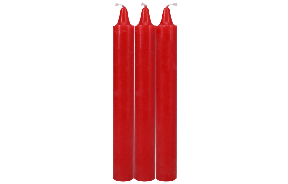 Japanse Drip Kaarsen Rood - Sensueel & Uniek 3-pack