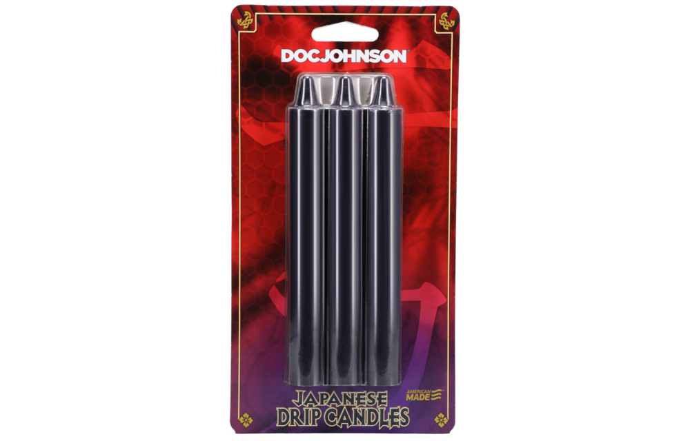 Japanese Drip Candles Black - Intimate Warmth & Sensation