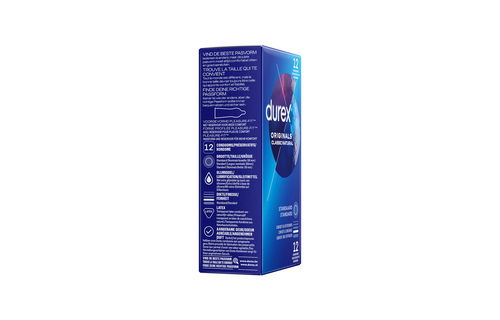 Durex Originals Classic Natural Condooms – 12 stuks Veilig & Comfort