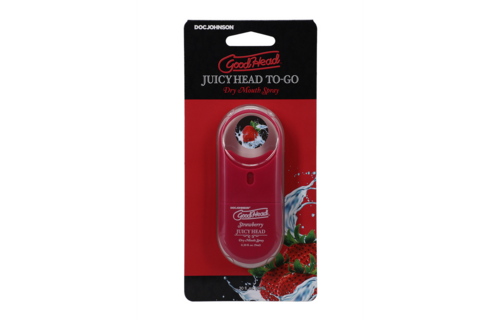 Juicy Head Droge Mond Spray Aardbei – Fris & Hydrateer To-Go