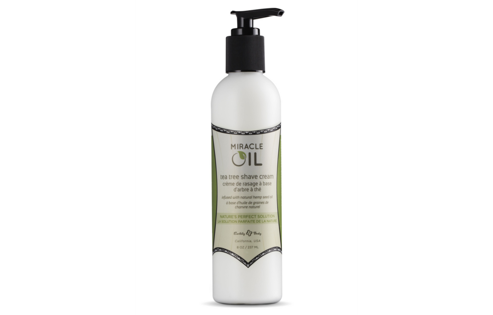 Miracle Oil Tea Tree Scheerschuim – Hydrateert & Verzacht