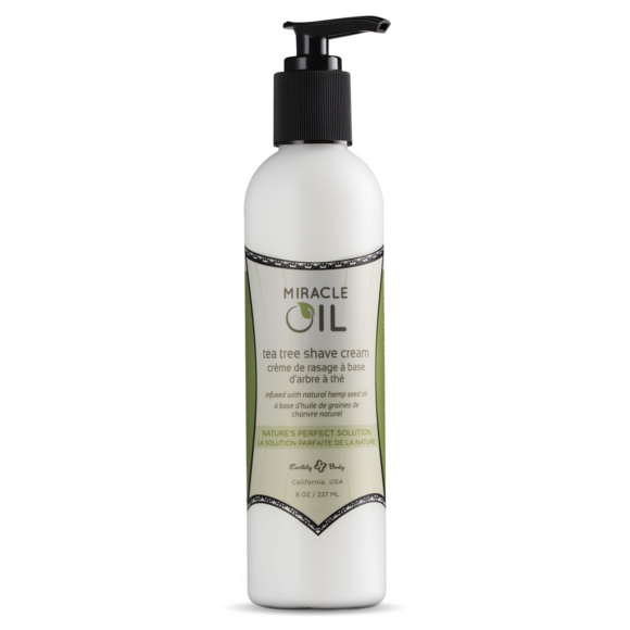 Miracle Oil Tea Tree Shaving Cream – Moisturises & Softens