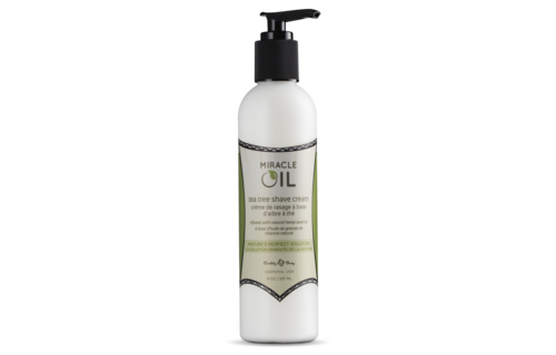 Miracle Oil Tea Tree Scheerschuim – Hydrateert & Verzacht
