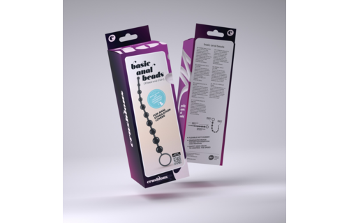 Basic Anal Perlen - 10 Perlenkette - Schwarz