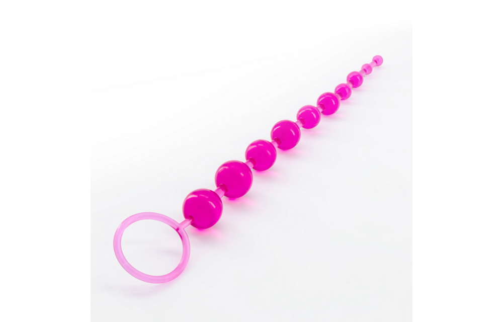 Basis Anale Kralen - 10 Kralen Ketting - Roze