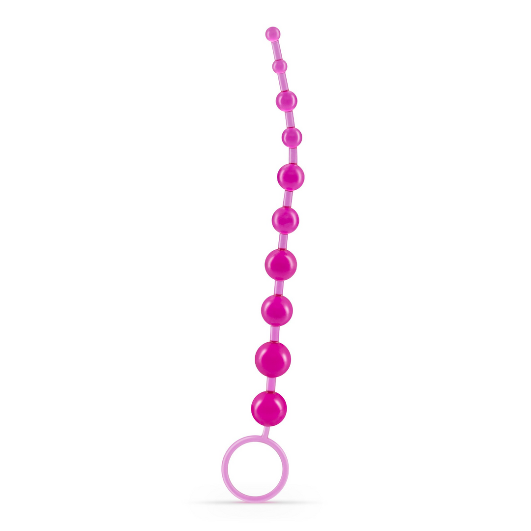 Basic Anal Beads Pink 25.4 cm – Soft & Safe Start