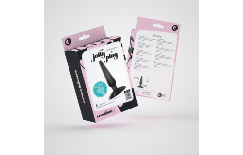 Jolly Anale Plug Zwart 7 cm – Perfect voor Beginners