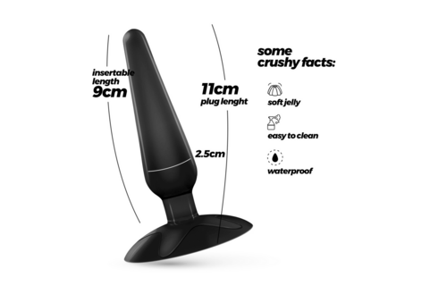 Jolly - Anal Plug - Schwarz