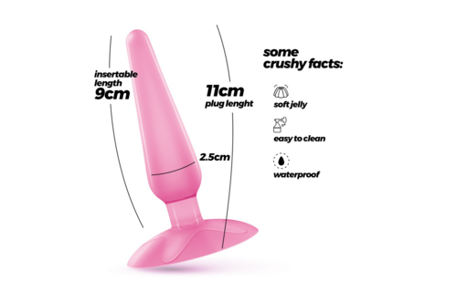 Jolly Pink Anal Plug 7 cm – Comfort & Hands-free Pleasure