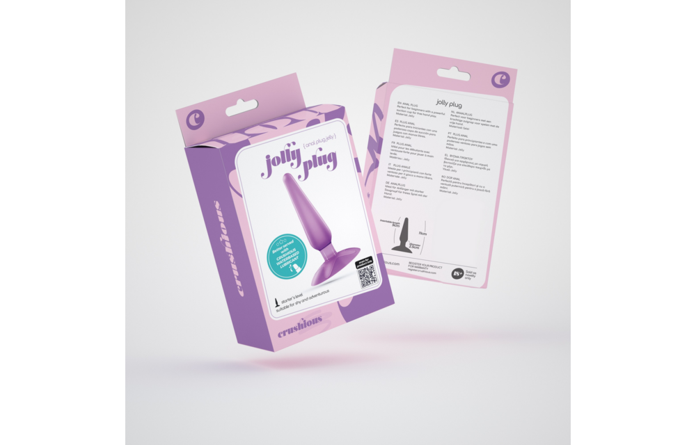 Jolly Anale Plug 7 cm Lila - Comfort & Veilig Plezier