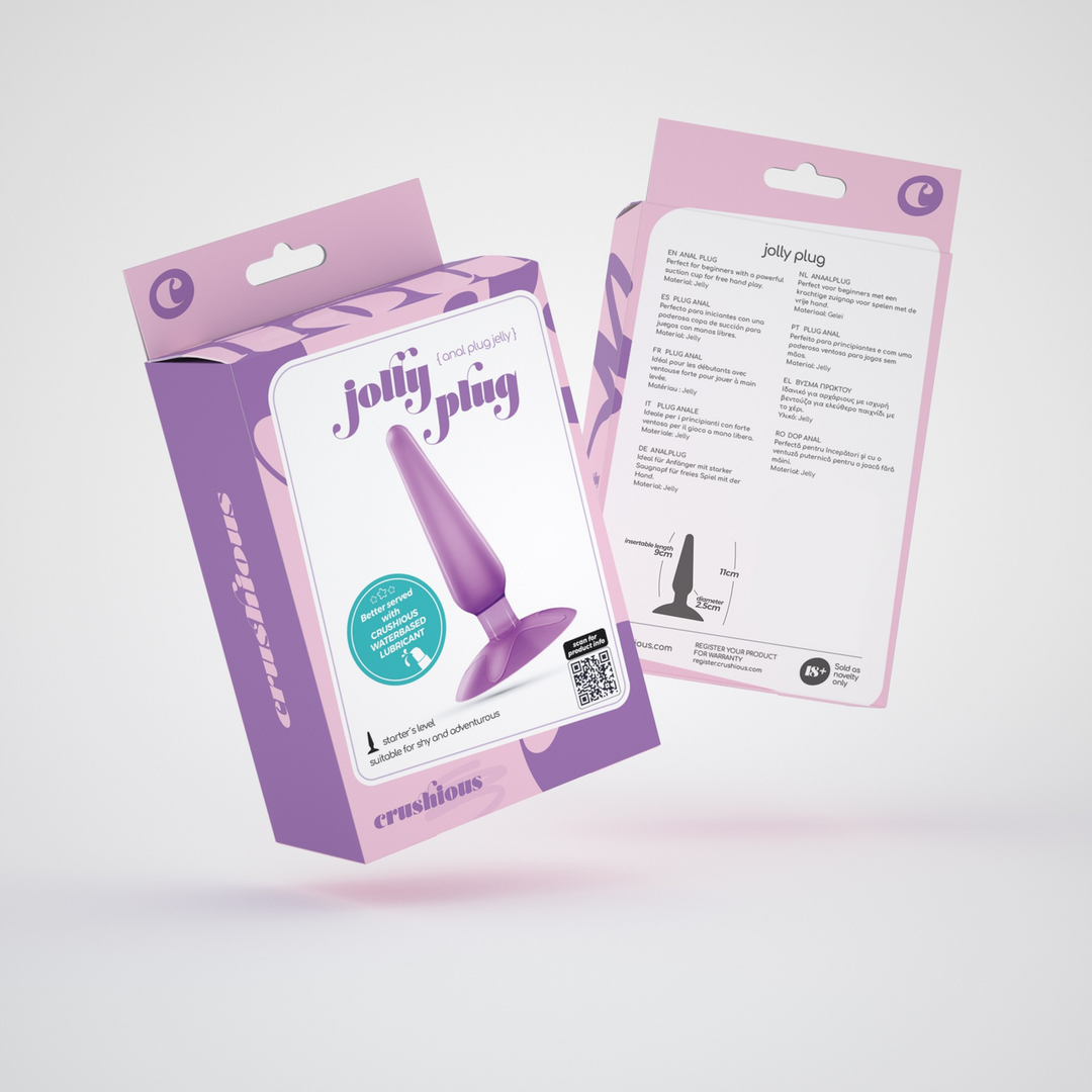 Jolly Analplug 7 cm Lila – Komfort & sicheres Vergnügen