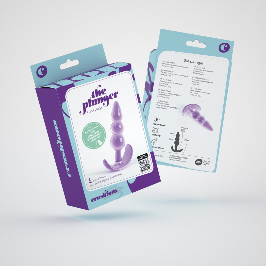 The Plunger Anal Plug Lilac 7 cm – Comfort & Discreet Pleasure