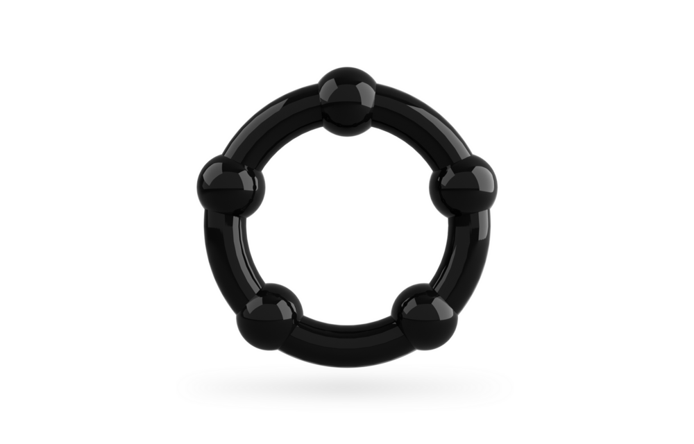 Triple Bead Cockring Set Schwarz – Verstärke deine Erektionen