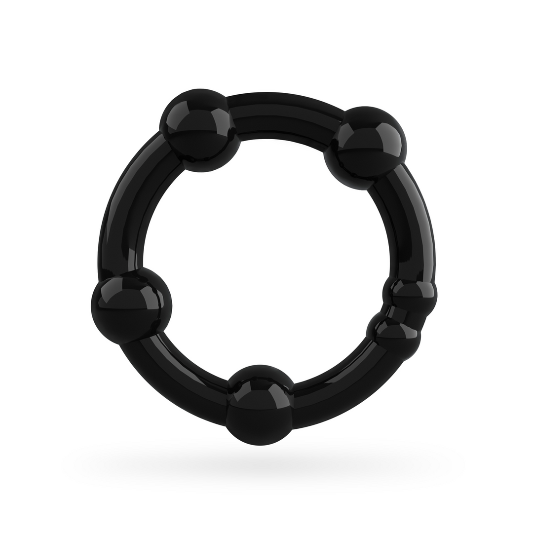 Triple Bead Cockring Set Schwarz – Verstärke deine Erektionen