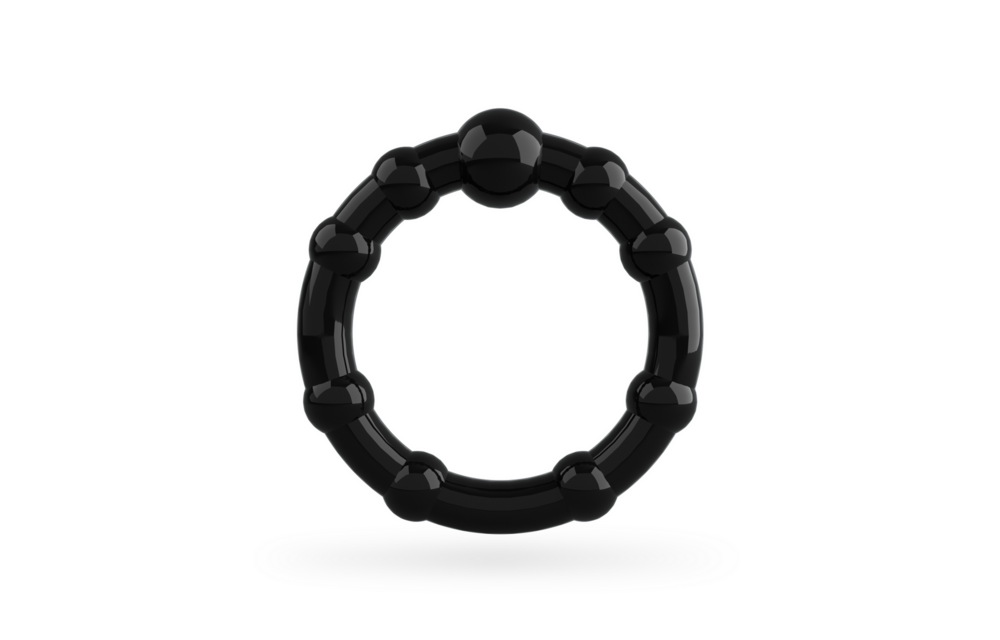 Triple Bead Cockring Set Zwart – Versterk je Erecties