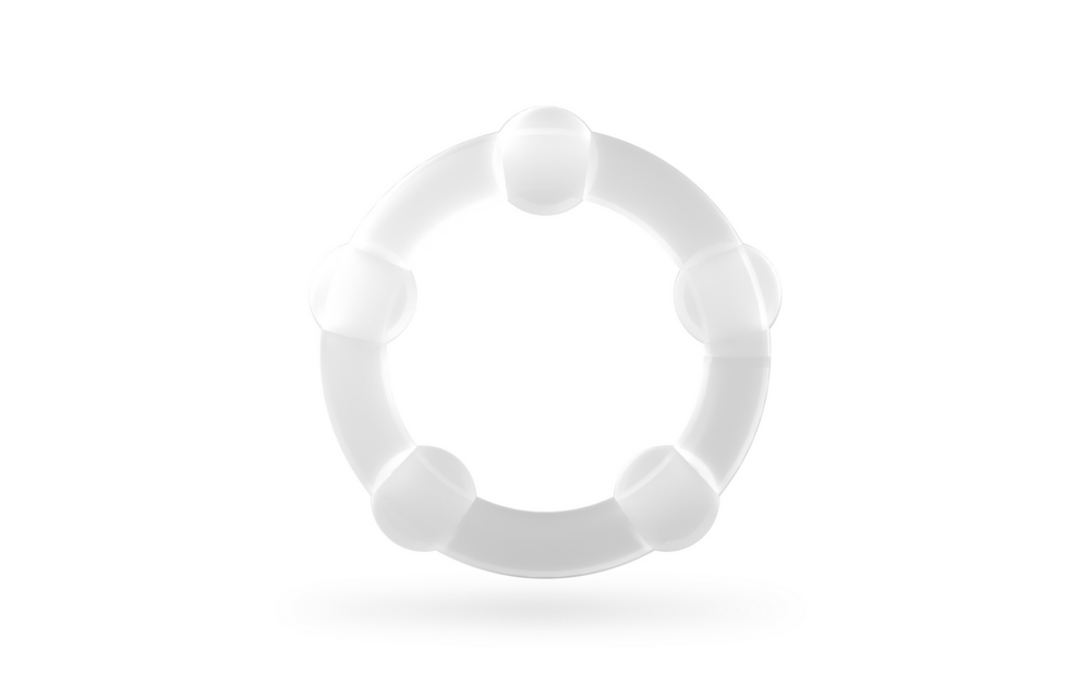 Triple Bead - Cockring Set - Clear