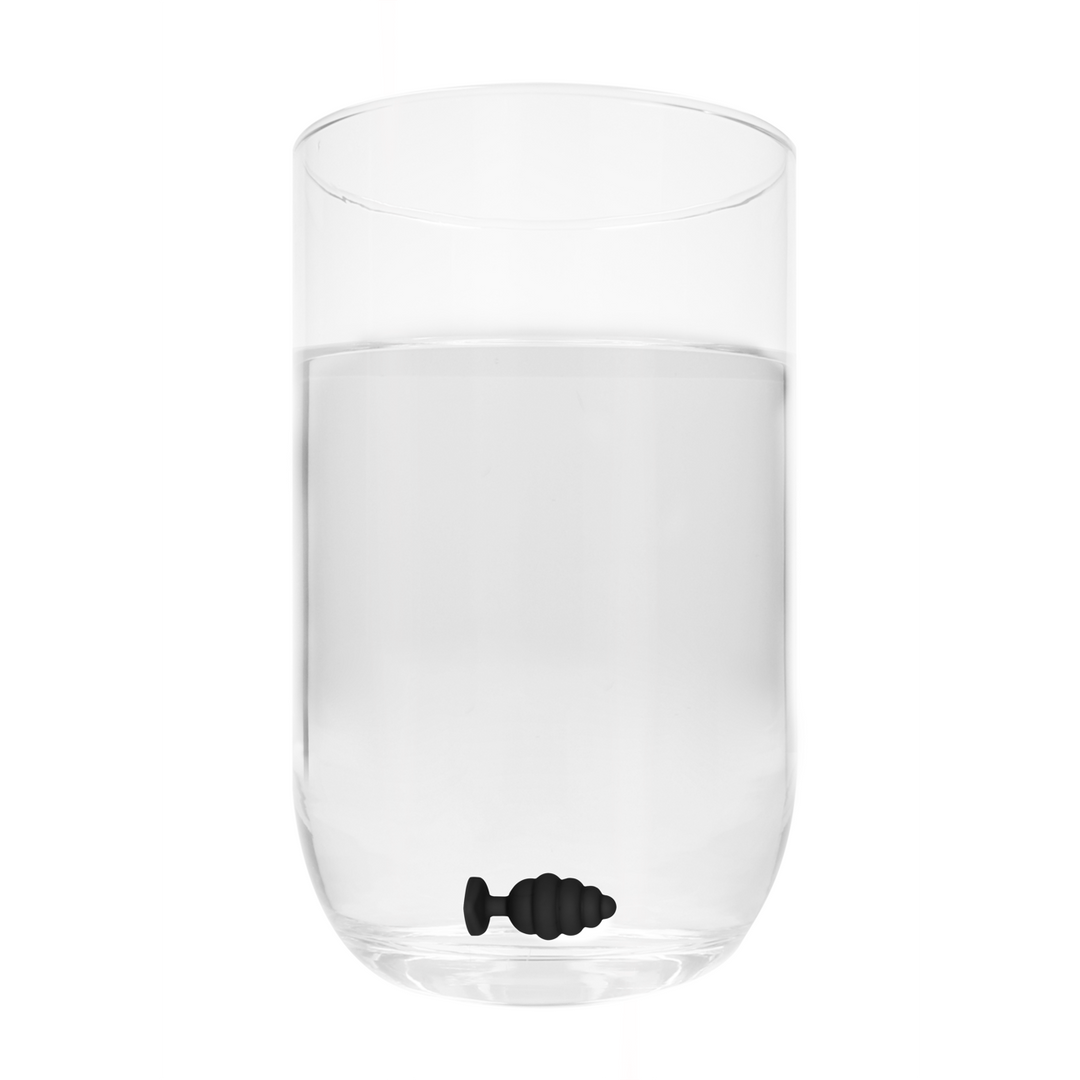 Geriffelter Diamant-Herz-Plug 7 cm – Luxuriöser Silikon-Stimulator