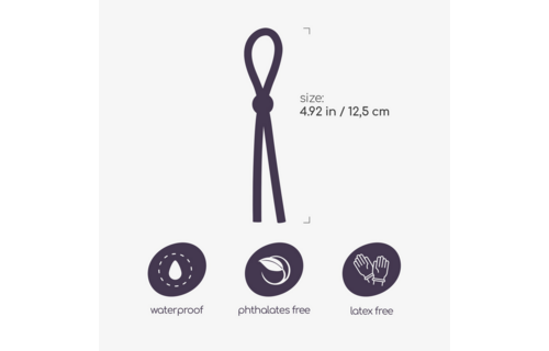 Billy the Ring - Silicone Adjustable Cockring - Black