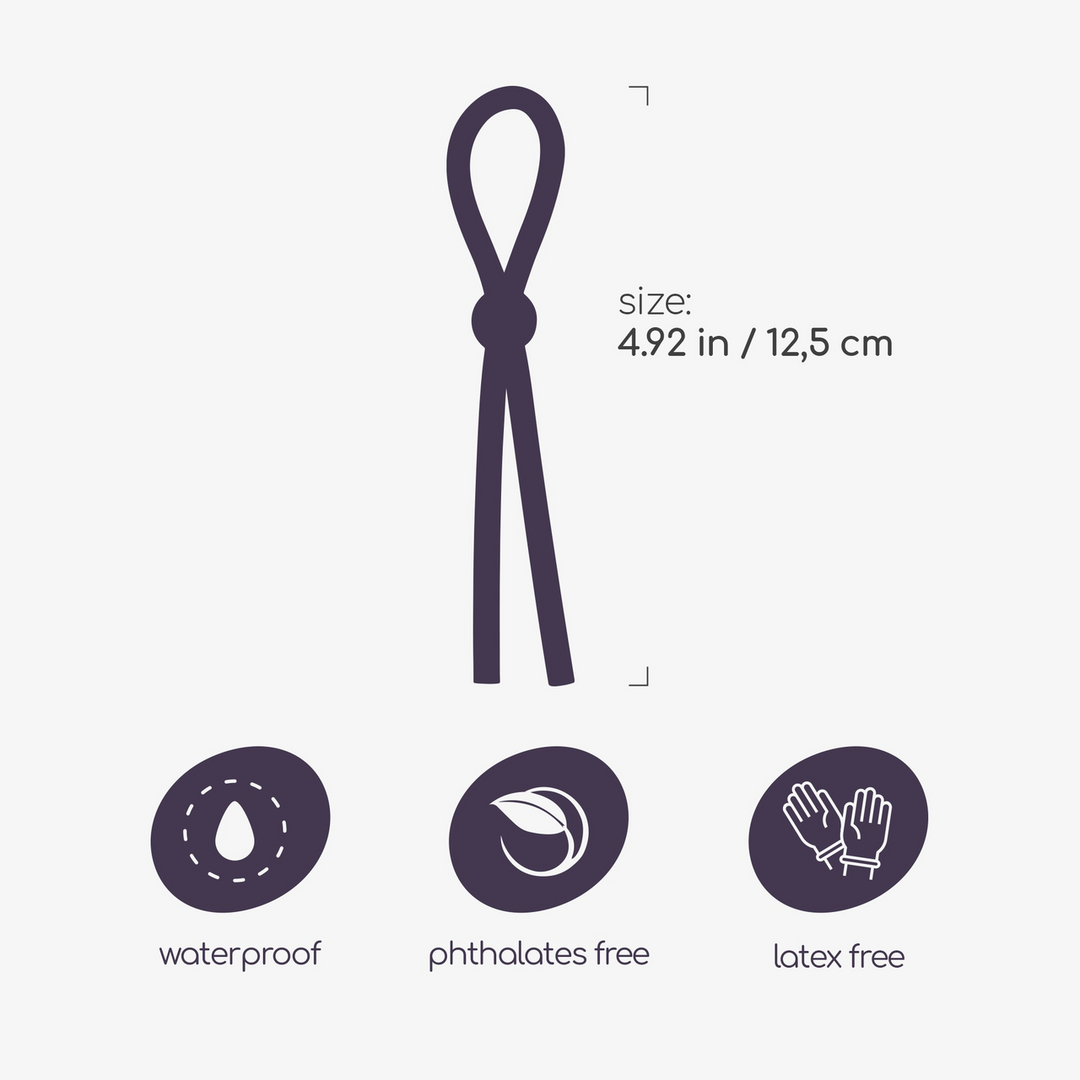 Billy the Ring - Silicone Adjustable Cockring - Black