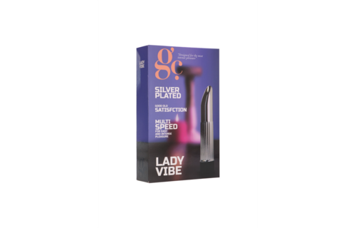 Lady Vibe Vibrator – Stilvolles Chromsilber mit mehreren Geschwindigkeiten