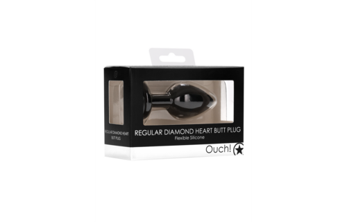 Diamanten-Herz-Buttplug 7,3 cm – Stilvoll & bequem