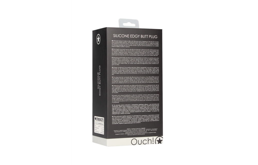 Edgy - Anale Plug 11,4 cm | Comfort & Intense Stimulatie