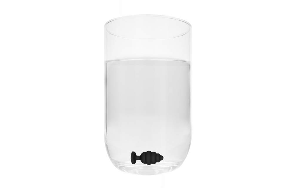 Ribbed Diamond Heart Plug 8 cm – Luxury Silicone Stimulator