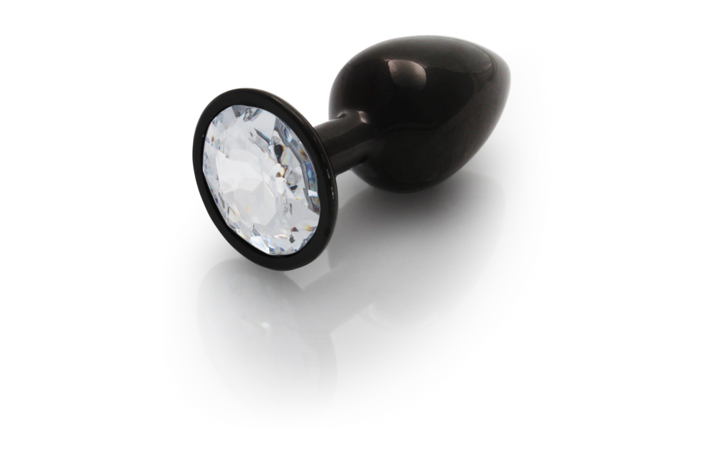 Ronde Gem Butt Plug 6,9 cm – Luxe Aluminium Plug Gunmetal
