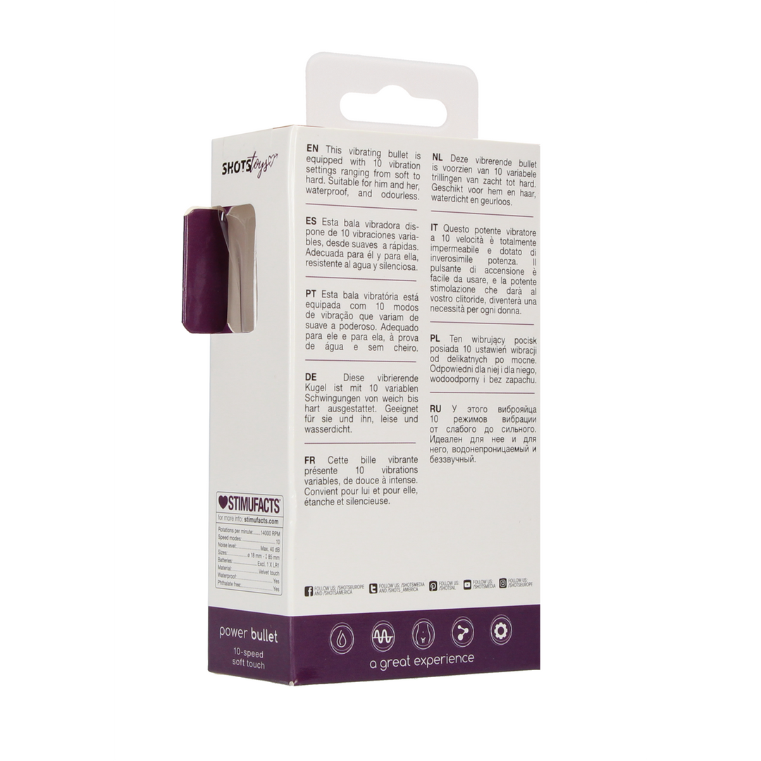 Mini Clitoral Power Bullet – 10 Vibrations, Waterproof & Powerful