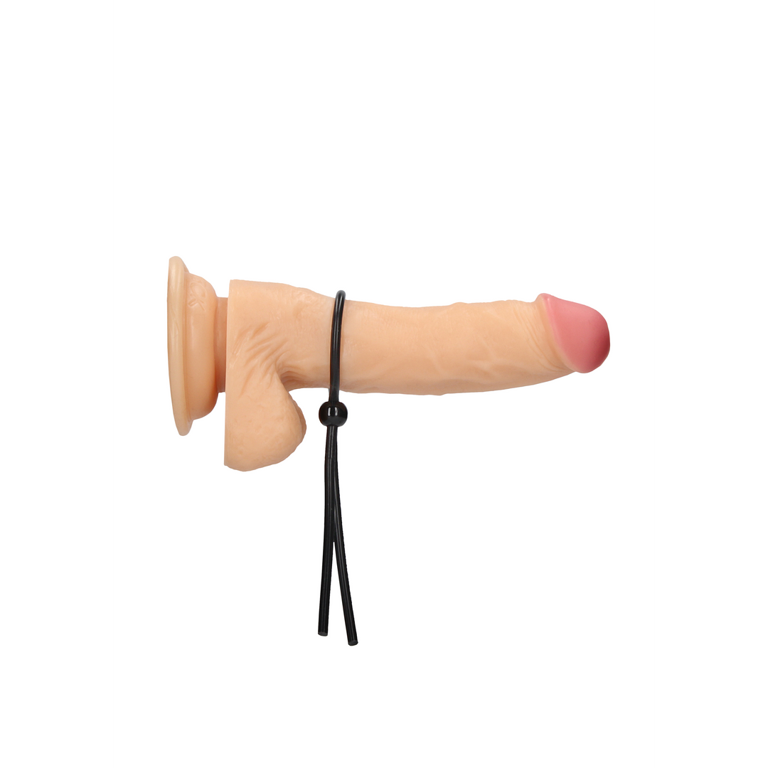 Erektion Booster Cockring – Verstellbar & Kraftvoll Schwarz