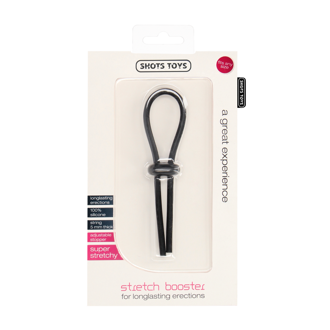 Stretch Booster adjustable cock ring – power & comfort black