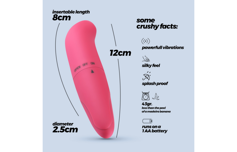 Mini G-Spot Massager Pink | Compact & Ergonomic Design