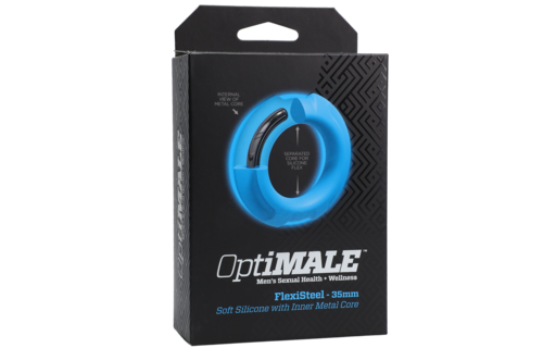 Flexisteel - Silicone Inner Metal Core - 35 mm - Blue