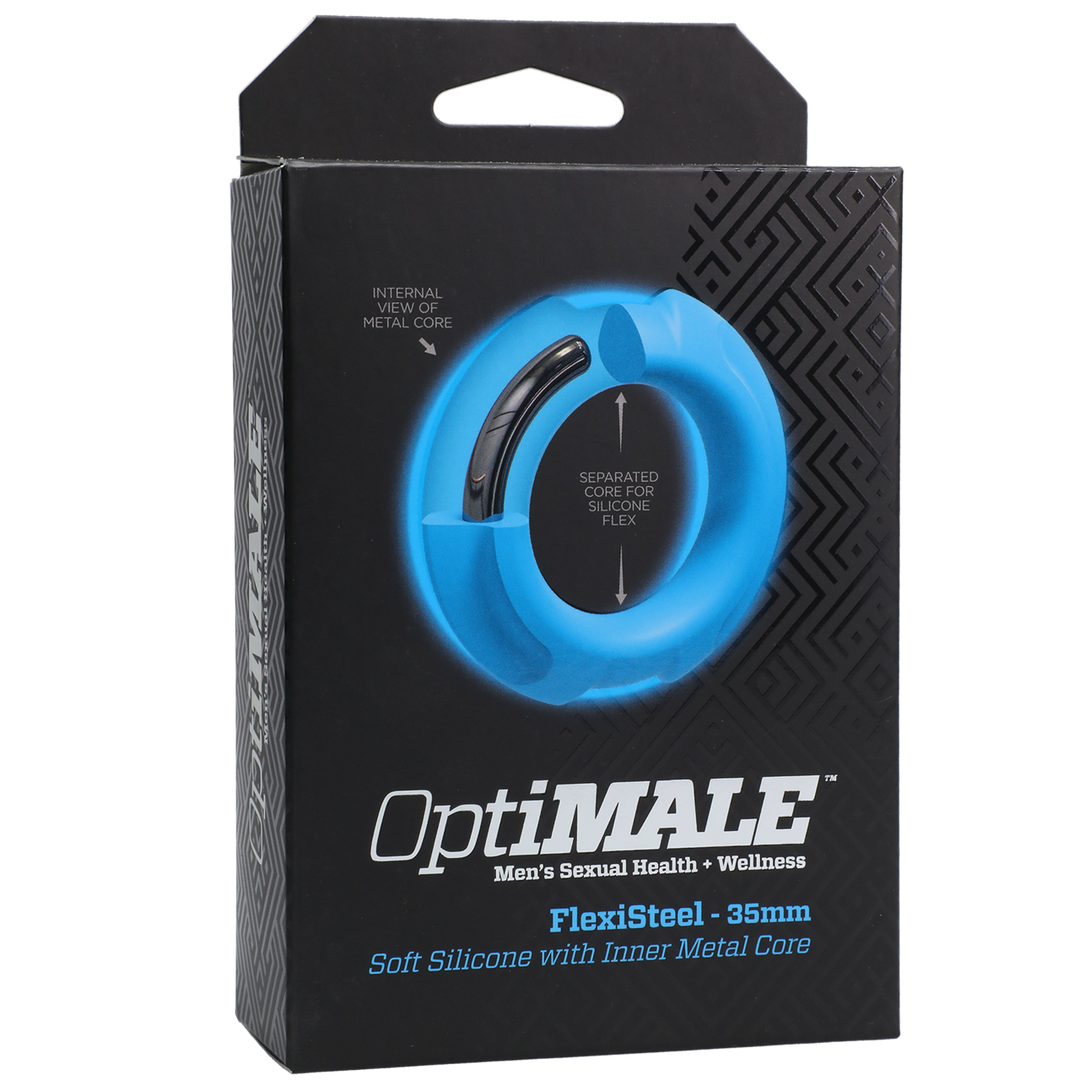 Flexisteel - Silicone Inner Metal Core - 35 mm - Blue