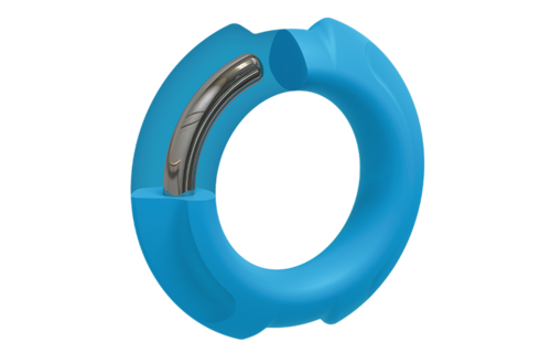 Flexisteel - Silicone Inner Metal Core - 35 mm - Blue
