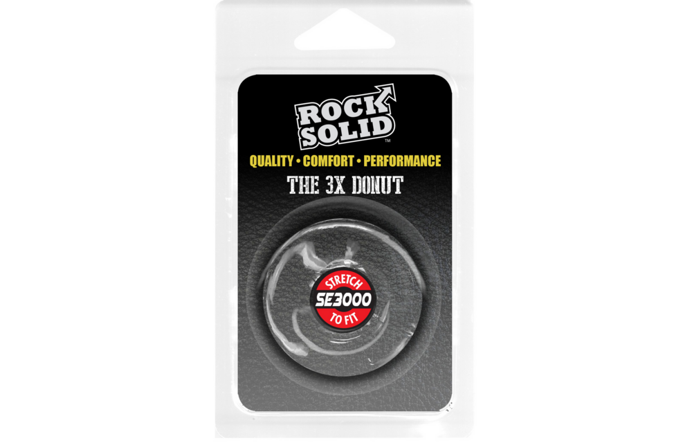 The 3X Donut Cock Ring | Long-Lasting Firm Erections TPE