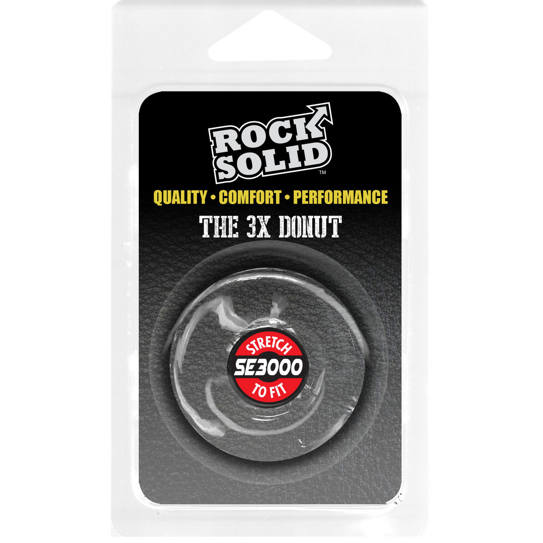 The 3X Donut Cock Ring | Long-Lasting Firm Erections TPE