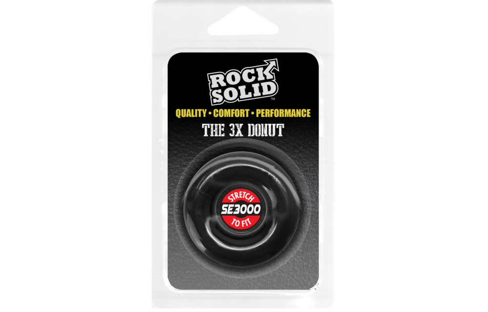 Der 3X Donut Cockring – Eng, bequem und sicher TPE