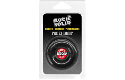 De 3X Donut Cockring – Strak, Comfortabel & Veilig TPE