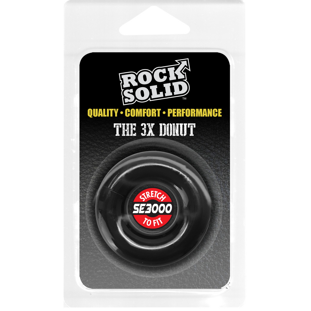 The 3X Donut Cock Ring – Tight, Comfortable & Safe TPE