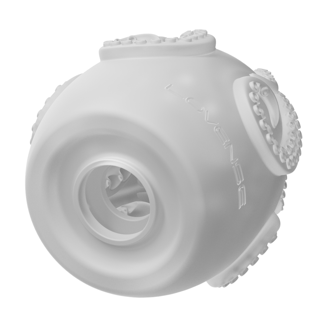 Kraken Single: Soft, Stretchy White Egg Masturbator