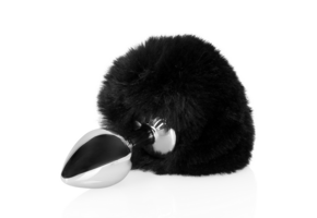 Rabbit Tail with Metal Butt Plug 9.3 cm – LED & Comfort