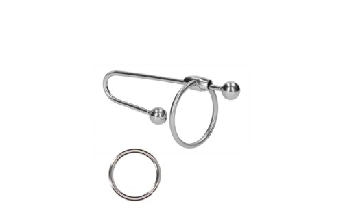 Stainless Steel Ribbed Penis Plug for Intense Pleasure - 10mm