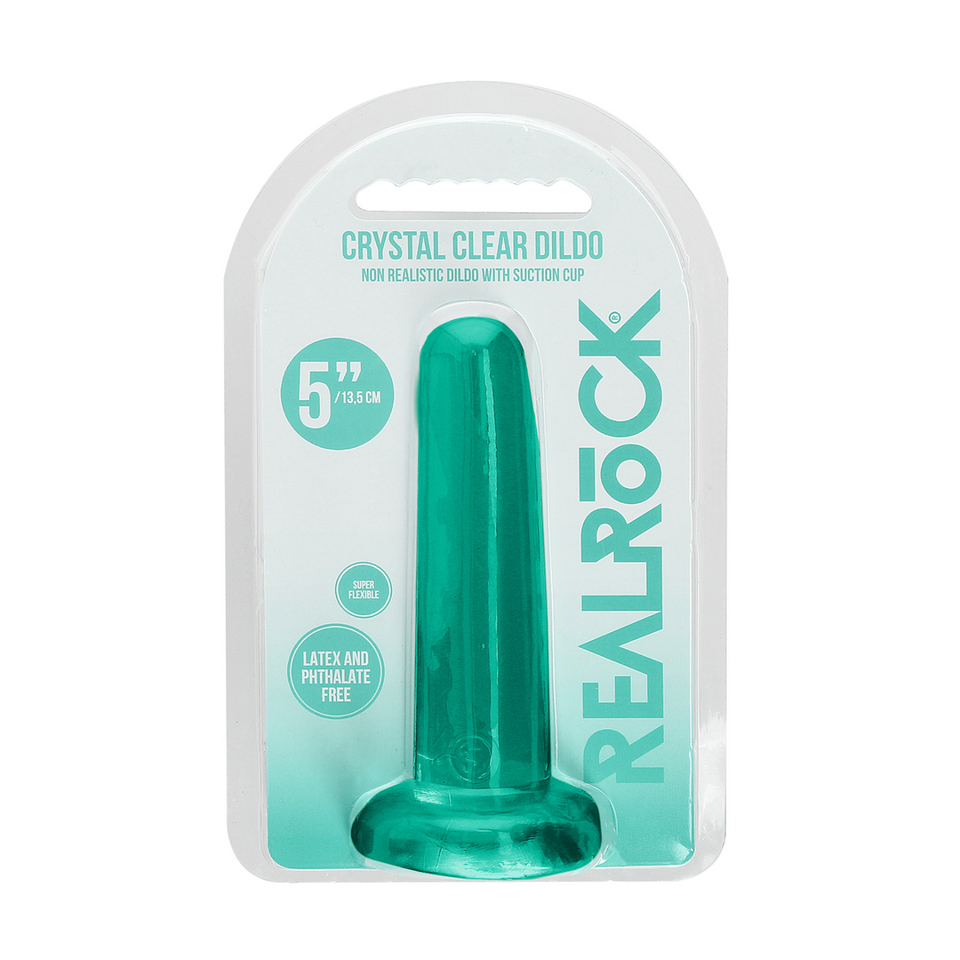 Non-Realistic Dildo 13.5 cm with Suction Cup | RealRock TPE